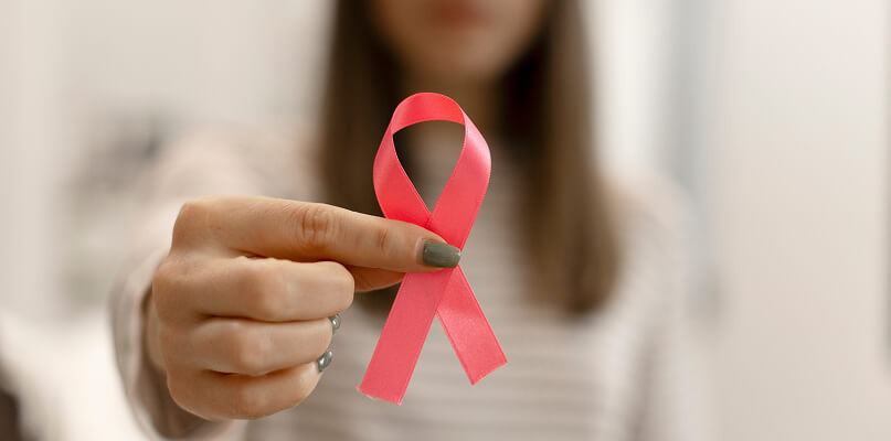 Breast cancer awareness ribbon