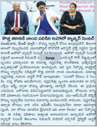 Apollo Cancer Centre Pioneers a New Era in Breast Cancer Surgery 2