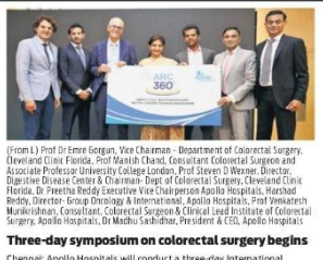 5th Apollo International Colorectal Surgery Symposium to Revolutionize Healthcare in Colorectal Cancer-6