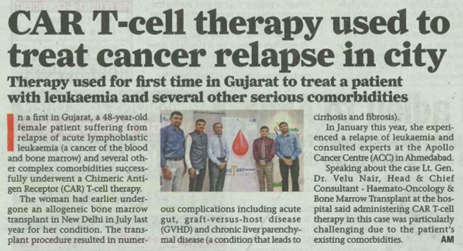 Car T Cell Therapy Gives a New Lease of Life news img - 10