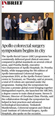 5th Apollo International Colorectal Surgery Symposium to Revolutionize Healthcare in Colorectal Cancer-7
